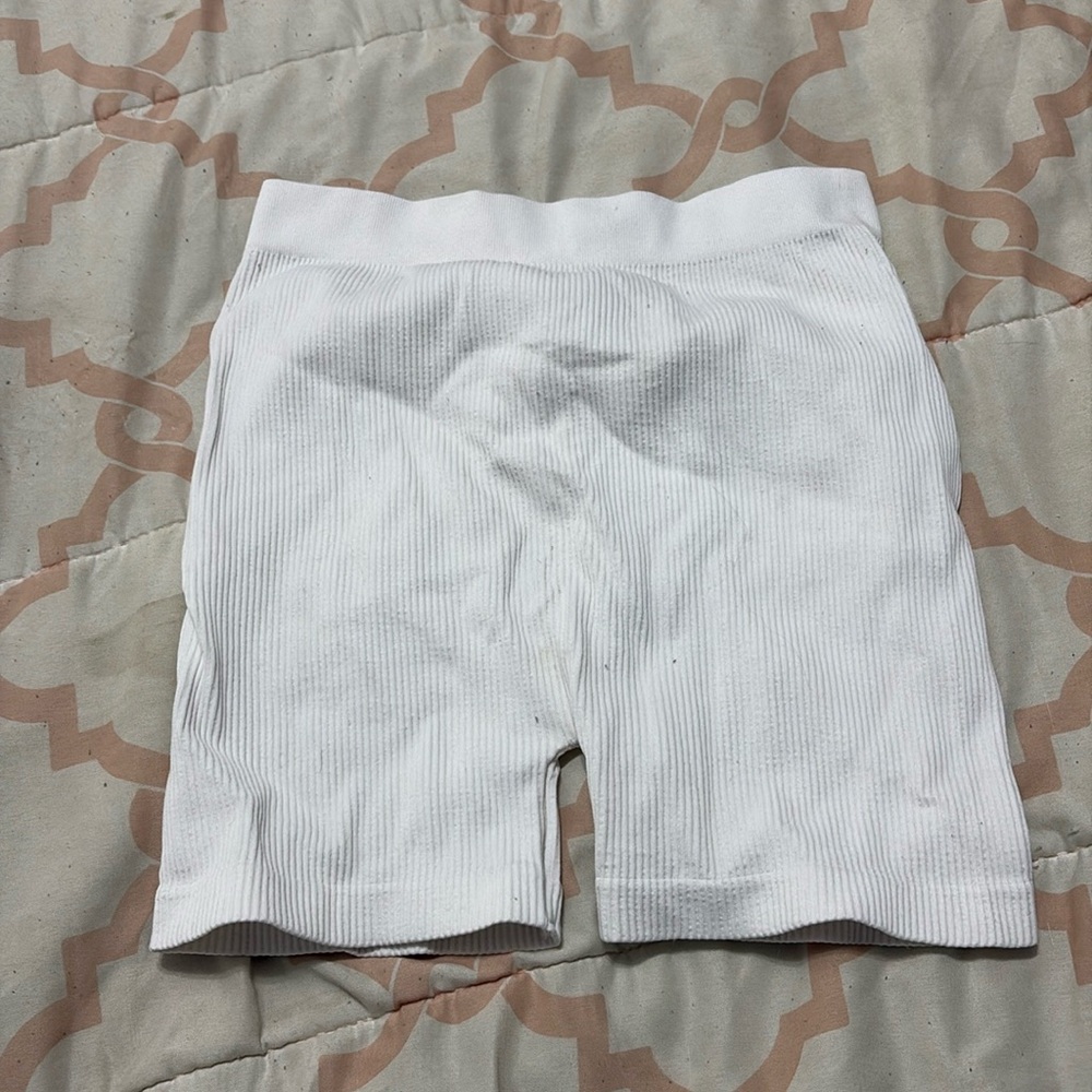White lounge/under shorts